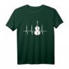 Kontrabass T-Shirt Herzschlag Instrument Musiker Geschenk – Perfekt für Musiker, Bandmitglieder und Musiklehrer