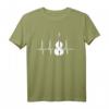 Kontrabass T-Shirt Herzschlag Instrument Musiker Geschenk – Perfekt für Musiker, Bandmitglieder und Musiklehrer