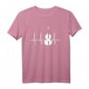 Kontrabass T-Shirt Herzschlag Instrument Musiker Geschenk – Perfekt für Musiker, Bandmitglieder und Musiklehrer