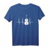 Kontrabass T-Shirt Herzschlag Instrument Musiker Geschenk – Perfekt für Musiker, Bandmitglieder und Musiklehrer