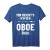 Holzblasinstrument Oboe T-Shirt für Oboenspieler und Musiker – Perfekt für Oboenkonzerte und als Geschenk