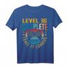 Level 16 Complete Level 17 Loading Gaming T-Shirt - Perfektes Geburtstagsgeschenk für Videospieler, Nerds und eSport Fans