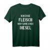Herren T-Shirt mit Spruch 'Ich esse Fleisch und fahre einen Diesel' – Lustiges Statement gegen Dieselfahrverbote & Umweltdebatte