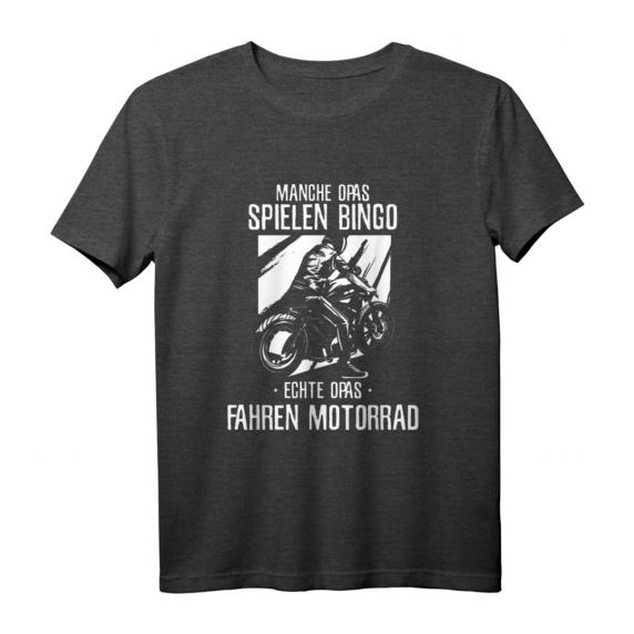 Herren Motorrad T-Shirt für Opa & Biker – Lustiges Design für Bingo spielende Opas, perfekte Geschenkidee für Motorradfahrer-Opa Herren Motorrad T-Shirt für Opa & Biker – Lustiges Design für Bingo spielende Opas, perfekte Geschenkidee für Motorradfahrer-Opa
