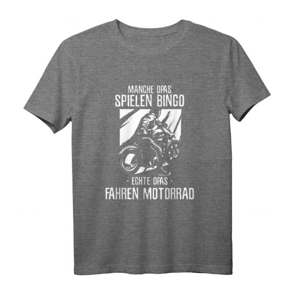 Herren Motorrad T-Shirt für Opa & Biker – Lustiges Design für Bingo spielende Opas, perfekte Geschenkidee für Motorradfahrer-Opa Herren Motorrad T-Shirt für Opa & Biker – Lustiges Design für Bingo spielende Opas, perfekte Geschenkidee für Motorradfahrer-Opa