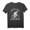 Lustiges Radfahrer Spruch T-Shirt - Wofür Akku Wenn Beine Fahrrad, Perfekt für Mountainbike & Rennrad Liebhaber