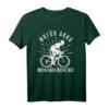 Lustiges Radfahrer Spruch T-Shirt - Wofür Akku Wenn Beine Fahrrad, Perfekt für Mountainbike & Rennrad Liebhaber