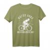 Lustiges Radfahrer Spruch T-Shirt - Wofür Akku Wenn Beine Fahrrad, Perfekt für Mountainbike & Rennrad Liebhaber