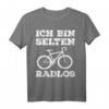 Ich Bin Selten Radlos - Lustiges Fahrradfahrer T-Shirt für Radliebhaber, E-Bike, Rennrad & Mountainbike Fans