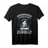 Lustiges Radfahrer Spruch T-Shirt – Unterschätze Niemals Fahrrad für Radsportfans, Mountainbike- und Rennradfahrer