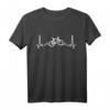 Fahrrad Herzschlag Fahrradfahrer T-Shirt - Lustiges Geschenk für Radfahrer, Fahrradliebhaber und Fahrradveranstaltungen zu Geburtstag & Weihnachten