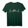Fahrrad Herzschlag Fahrradfahrer T-Shirt - Lustiges Geschenk für Radfahrer, Fahrradliebhaber und Fahrradveranstaltungen zu Geburtstag & Weihnachten