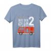 Kinder T-Shirt zum 2. Geburtstag mit Feuerwehrauto – Perfektes Geschenk für Jungen Feuerwehr-Fans