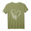 Love Notenschlüssel Querflöte T-Shirt – Lustiges Musiker-Design für Querflötenspieler, Lehrer & Orchestermitglieder