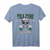 Keltisch Volk Punk Schädel Totenkopf Musik T-Shirt – Perfekt für Konzerte, Festivals & als Geschenk für Musikliebhaber