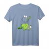 Lustiges Farbfrosch T-Shirt im Comic Stil - Buntes Tiermotiv für Kinder, Teens, Damen & Herren, perfektes Geschenk zu Weihnachten & Geburtstag