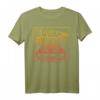 HapDuck DeLorean Gradient Line Art T-Shirt - Officially Licensed Jubiläumsdesign für Auto- und Nostalgiefans