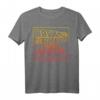 HapDuck DeLorean Gradient Line Art T-Shirt - Officially Licensed Jubiläumsdesign für Auto- und Nostalgiefans