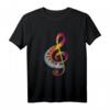 Piano Musik Notenschlüssel T-Shirt – Perfektes Geschenk für Pianisten, Klavierspieler & Musiker zu Weihnachten & Geburtstag