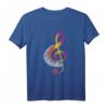 Piano Musik Notenschlüssel T-Shirt – Perfektes Geschenk für Pianisten, Klavierspieler & Musiker zu Weihnachten & Geburtstag