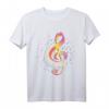 Piano Musik Notenschlüssel T-Shirt – Perfektes Geschenk für Pianisten, Klavierspieler & Musiker zu Weihnachten & Geburtstag