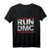RUN DMC Grunge Logo T-Shirt - Offizielle Hip-Hop Streetwear für Fans & Musikliebhaber