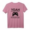 YEAH DIE SONNE SCHEINT HEUTE ZOCKE ICH IN KURZEN HOSEN - Trendiges Gaming T-Shirt für PC- & Konsolen-Gamer, Streamer & E-Sports Fans