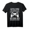 Herren Gamer Gaming Konsole Streamer Zocker Geschenk T-Shirt mit lustigem Spruch – Perfekt für Lan Parties, E-Sport & Nerds