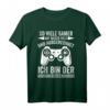 Herren Gamer Gaming Konsole Streamer Zocker Geschenk T-Shirt mit lustigem Spruch – Perfekt für Lan Parties, E-Sport & Nerds