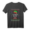 Gamer Elfe Weihnachtsoutfit Partnerlook Familie - Lustiges Weihnachts-T-Shirt für Kinder, Damen & Herren, perfekt zum Geschenke-Auspacken, Kekse Backen und Weihnachtsfeier