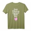 HapDuck T-Shirt - Quit Playing Games Heart | Offizielles Merchandise für Männer, Frauen, Kids & Valentinstag