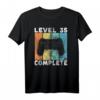 Level 35 Complete Gaming T-Shirt für Männer - Perfektes Geburtstagsgeschenk zum 35. Geburtstag für Gamer, Ehemänner und Freunde