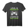 Lvl 12 Jahre Geburtstagsgeschenk für Jungen Gamer 2009 - Cooles Gaming Controller T-Shirt für den Kindergeburtstag