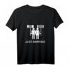 Frisch Verheiratet T-Shirt für Trauzeugen & Paare - Lustiges Partnerlook für Hochzeit, Polterabend & Eheglück