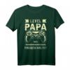 Herren Frischgebackener Papa Gaming Level Papa Game Controller T-Shirt – Lustiges Geschenk zur Geburt für junge Väter