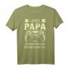 Herren Frischgebackener Papa Gaming Level Papa Game Controller T-Shirt – Lustiges Geschenk zur Geburt für junge Väter