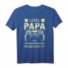 Herren Frischgebackener Papa Gaming Level Papa Game Controller T-Shirt – Lustiges Geschenk zur Geburt für junge Väter