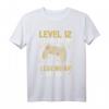Level 12 Jahre Geburtstagsshirt für Junge Gamer - Legendär seit 2010, Gaming Controller Design, Perfekt für 12. Geburtstag & Zocker Party