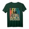 HapDuck Gaming Gamer Level 58 Unlocked T-Shirt - Perfektes Geschenk für Gamer und Videospiel-Enthusiasten