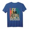 HapDuck Gaming Gamer Level 58 Unlocked T-Shirt - Perfektes Geschenk für Gamer und Videospiel-Enthusiasten