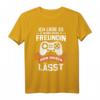 Ich liebe es Wenn Meine Freundin Mich Zocken Lässt T-Shirt - Lustiges Geschenk für Gamer zum Valentinstag & Geburtstag