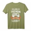 Ich liebe es Wenn Meine Freundin Mich Zocken Lässt T-Shirt - Lustiges Geschenk für Gamer zum Valentinstag & Geburtstag