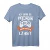 Ich liebe es Wenn Meine Freundin Mich Zocken Lässt T-Shirt - Lustiges Geschenk für Gamer zum Valentinstag & Geburtstag