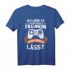 Ich liebe es Wenn Meine Freundin Mich Zocken Lässt T-Shirt - Lustiges Geschenk für Gamer zum Valentinstag & Geburtstag
