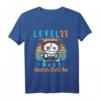 Kinder Gamer Geburtstag T-Shirt für 11-Jährige – Level Up & Complete Videospiel Controller Motiv, Perfektes Geschenk für Zocker