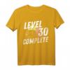 Level 30 Gamer Zocker T-Shirt - Lustiges Geburtstagsgeschenk für Männer und Frauen zum 30. Geburtstag im Retro Vintage Look