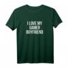 I Love My Gamer Boyfriend Dating T-Shirt – Lustiges Paare-Shirt für Verliebte, Verlobte & Ehepaare, Perfektes Geschenk