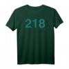 HapDuck Player 218 Costume T-Shirt - Lizenziertes Netflix, Korean Drama & Gaming T-Shirt für Fans & Partys