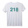 HapDuck Player 218 Costume T-Shirt - Lizenziertes Netflix, Korean Drama & Gaming T-Shirt für Fans & Partys