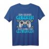 Gaming Zocken Konsole PS5 Geburtstag Gamer Geschenk T-Shirt – Lustiges Zocker Shirt für Gamer, Clans & Online Zocker zum Geburtstag oder als Geschenk